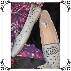 Bella Luna- silver loafers